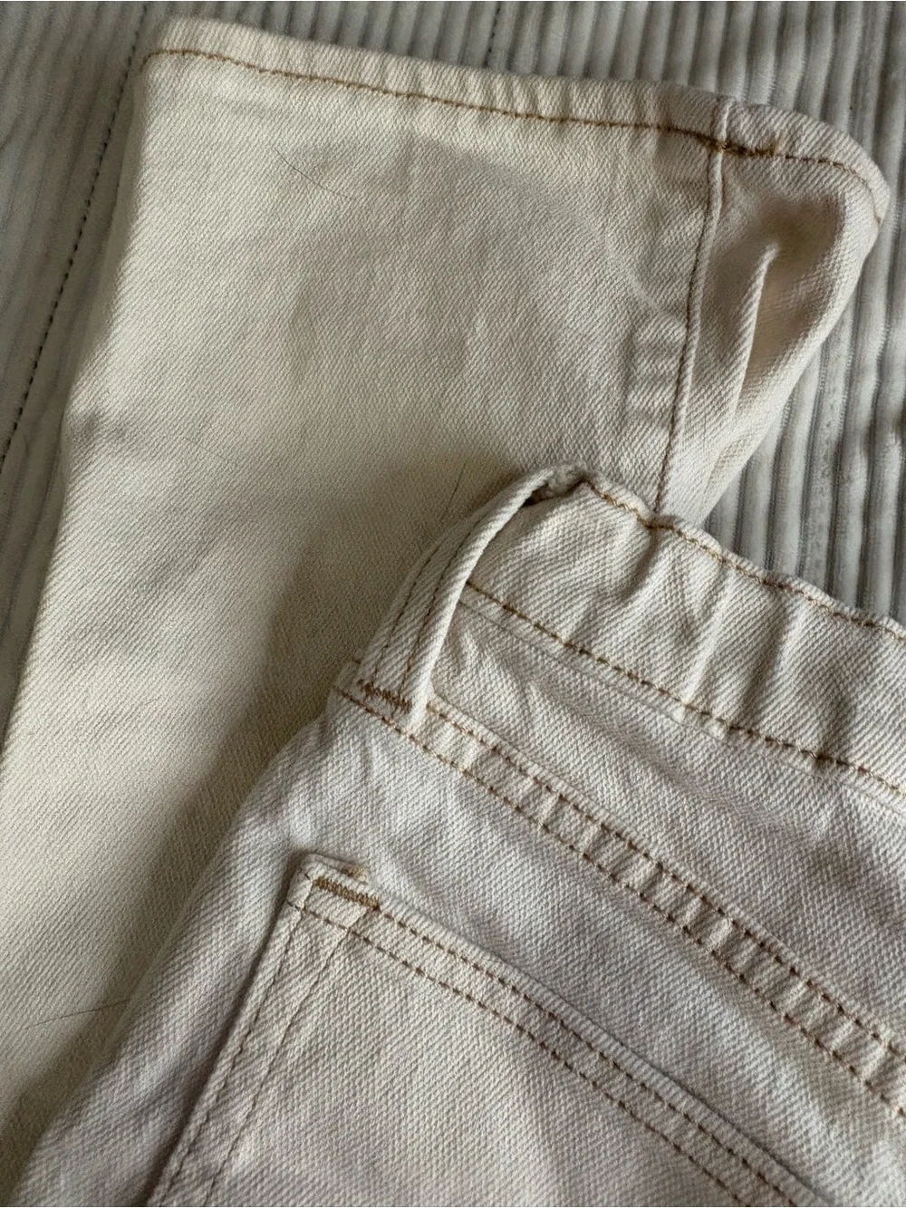 Old Navy Off-White High-Rise Skinny Jeans